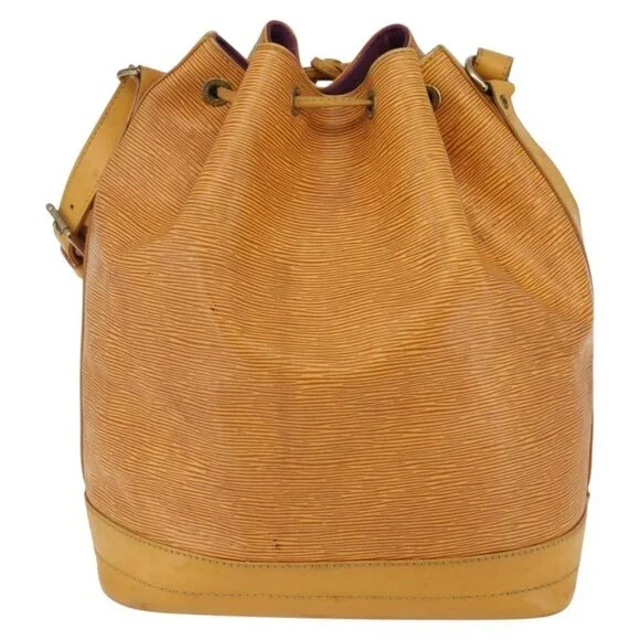 Authentic LOUIS VUITTON Epi Noe Shoulder Bag Tassili Yellow M44009 LV - Picture 9 of 16